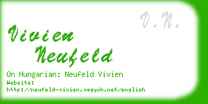 vivien neufeld business card